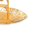 Unprecedented double luxury ship UV print fruit luxury serving boat shape traytray