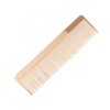 Cute Simple Design Ins Gold Color Antique Vintage Pet Dog Comb Beard Head Tail Hair Lice Metal Comb