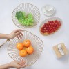 Home Decoration Wedding Party Household Wire Fruit Basket Bowl