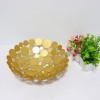 Home Storage Organize Kitchen Household Table Decorative Plate Dish Tray Luxury Nordic Large Modern Metal Fruit Basket Bowl