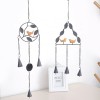 Home Window Decorative Pieces Triangle Round Creative Bird Hanging Garden Metal Japanese Wind Chime