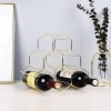 Ins Gold Metal Crafts Bar Living Room Wine Cabinet Wire Display Rack Metal Wine Holder Wine Bottle Holder