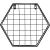 Ins Simple Metal Wire hexagonal wall hanging racks living room creative wall decoration storage rack