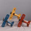 Zakka Handmade Design Retro Creative Home Table Decor Business Gifts Metal Crafts Iron Jet Plane Model Plane