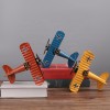 Zakka Handmade Design Retro Creative Home Table Decor Business Gifts Metal Crafts Iron Jet Plane Model Plane