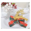 Christmas elk shape napkin buckle restaurant table decoration diamond bow napkin ring