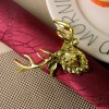 Factory wholesale Christmas metal deer head cloth napkin buckle