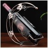 Fashion European Creative Iron Little Moon Red Wine Rack