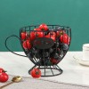 Hollow Lek Fruit Basket Geometric Personality Iron Art Teapot Fruit Plate Snacks Fashion Home Coffee Cup