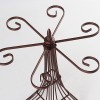 Iron tower wrought upside down goblet red wine glass holder