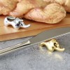 Metal Rhinoceros Zinc Alloy Tableware Chopsticks Holder