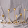 Nordic Creative romantic metal gold single head wrought iron wedding candlestick