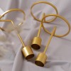 Nordic Creative romantic metal gold single head wrought iron wedding candlestick