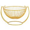 Nordic geometric wrought iron new creative hollow living room coffee table fruit snack storage basket