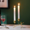 Nordic light luxury wrought iron candle holder creative retro home decoration romantic candlelight