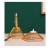 table decoration romantic candlelight dinner props light luxury retro style bedroom room iron candle holder