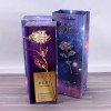 Valentine's Day Creative Gift Luminous Simulation Christmas 24K Gold Foil Rose Flower with Gift Box