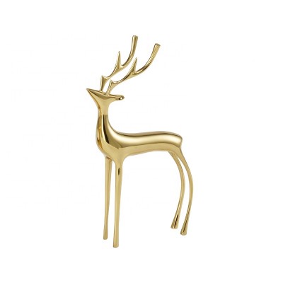 2020 high grade reindeer pure copper ornaments christmas mascot metal brass crafts gifts crafts home decoration