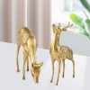 Decorative Crafts Pure Copper Statuette Brass Deer Statue Metal Deer Elephant Bullfighting Series Animal figurine