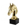 European style living room brass horse head crafts model room study creative decoration gifts pure copper horse decoration