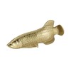 Interior decoration creative design brass Arowana figurines statue gift craft office home accessories fish