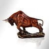 Nordic home decoration pieces pure copper Animal Statue color OX home decoration sculpture metal handicraft exquisite statue