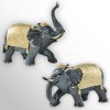 Pop Art Fiberglass Abstract Garden Decoration Bronze Elephant Sculpture gifts crafts