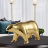 Simple and creative brass bear polar bear living room children's room bedroom living room home decoration exquisite statue